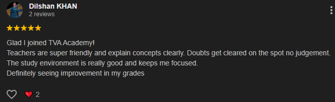 Student Google Review