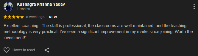 Student Google Review